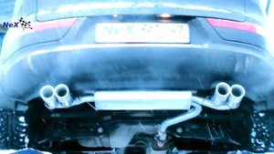 NeX® KIA Sportage III-IV. ЭКСКЛЮЗИВ! Глушитель раздвоенный с 4-мя насадками. Unbelievable!
