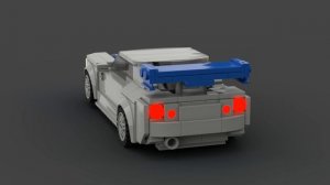 Nissan GT-R 34 из Лего