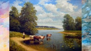 Деревенские мотивы в живописи