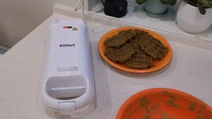 Бельгийские вафли из брокколи с электровафельницей Kitfort KT-1643 ! Обзор вафельницы Китфорт!