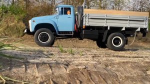 Kingkong rc Зил 130 4х4 первый тест Zil 130 1:12 test drive
