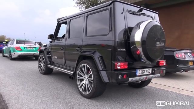 Гелендваген BRABUS AMG. G65 разгон 4 сек. смотреть онлайн
