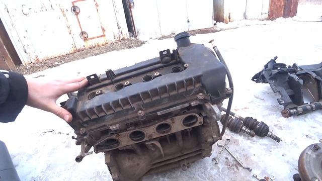 где находится номер двигателя 1.5 4A91 на автомобиле Mitsubishi Lancer 10 смотреть онлайн