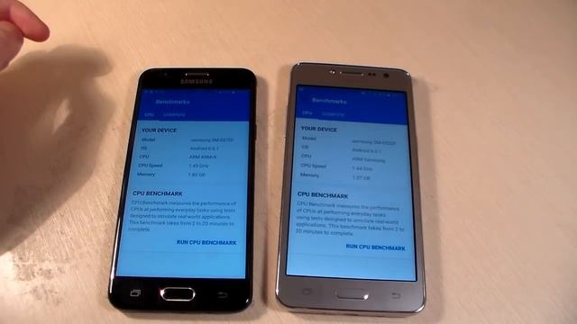Samsung Galaxy J2 Prime vs Samsung Galaxy J5 Prime (HD) смотреть онлайн