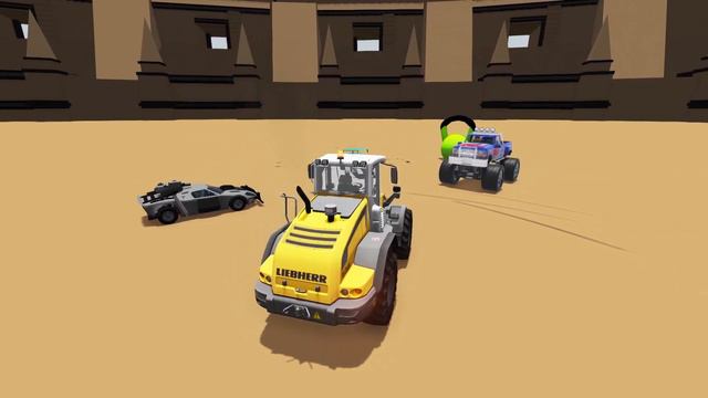 КТО СДВИНЕТ САМУЮ ТЯЖЁЛУЮ ГИРЮ? Приключения машин. Гуталин и Бобик. Dr Gosha. Новые серии.