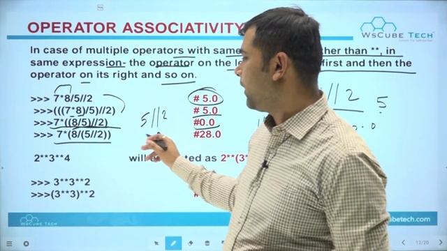 Associativity of Operators in Python | Chapter 8 Class 11 Computer Science with Python #46