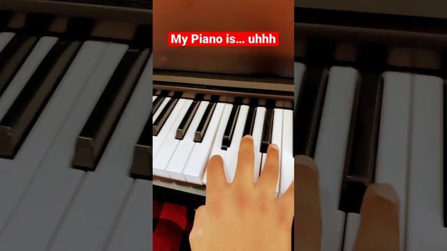 My Piano is…uhhh #piano #music #trending #sus