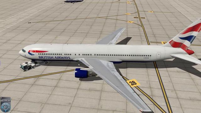 X-Plane 10 | FlightFactor Boeing 767: Palma to Gatwick on IVAO | Part 1 смотреть онлайн