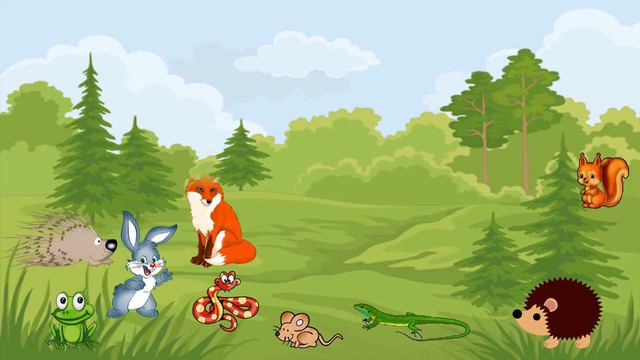 Animals Part 1. Учим слова про животных. Часть 1. Уроки английского. // #УчуАнглийский