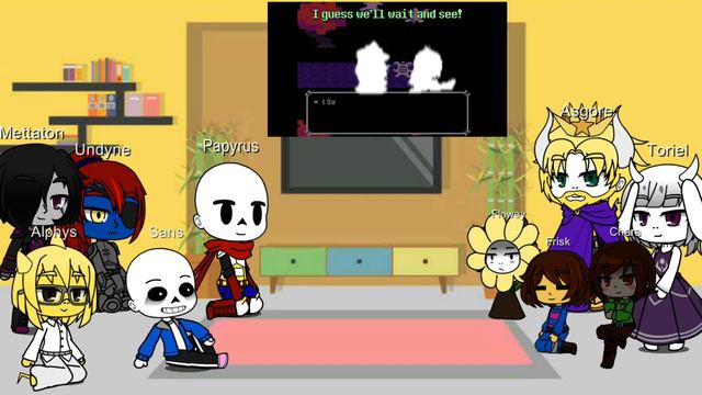 Undertale Reacts To Deltarune The (Not) Musical | Field Of Hopes & Dreams | Part 3 | GCRV |