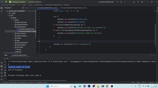 EXCEPTION HANDLING in Java | try-catch -finally | Checked and Unchecked Exceptions | Part 1