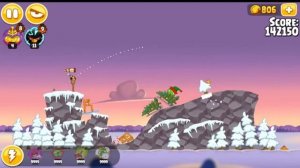 Angry Birds Seasons On Finn ice All levels