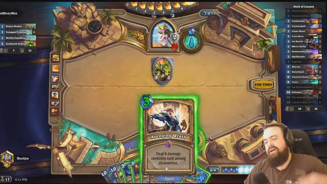 Six Mana Lunacy Mage | Surviving Standard 181 | Hearthstone | Darkmoon Faire смотреть онлайн