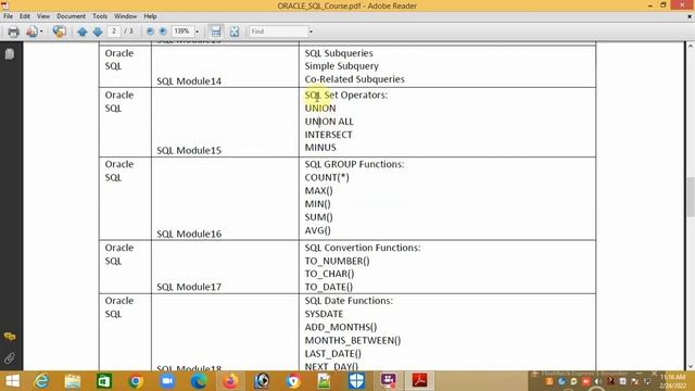 Oracle SQL Professional Online Training Course | Oracle SQL Course | Oracle Training | SQL Course