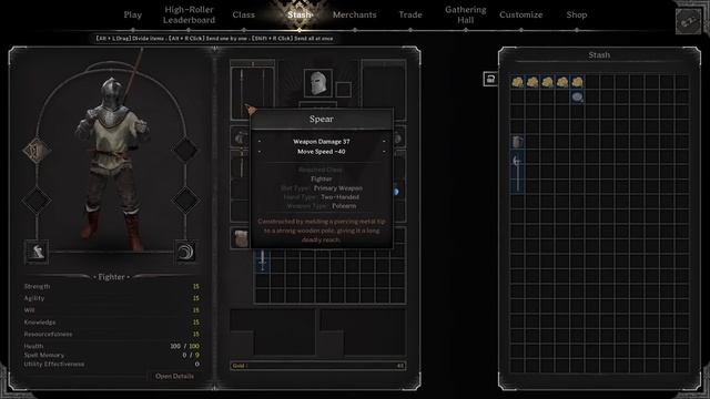 Level 1 Fighter Permadeath Journey | Solo Fighter | Dark and Darker смотреть онлайн