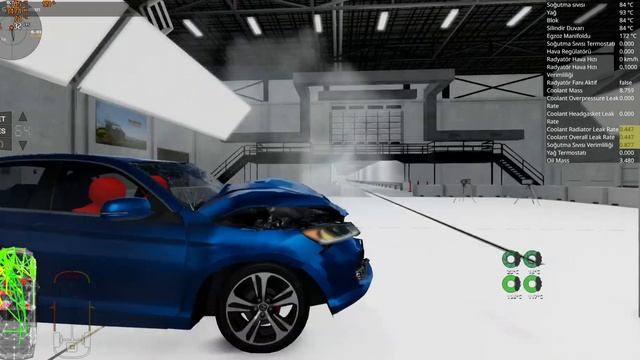 BeamNG Drive Honda Accord 2020 BIHS Small Overlap Test 40 mph (64 Km'h) смотреть онлайн