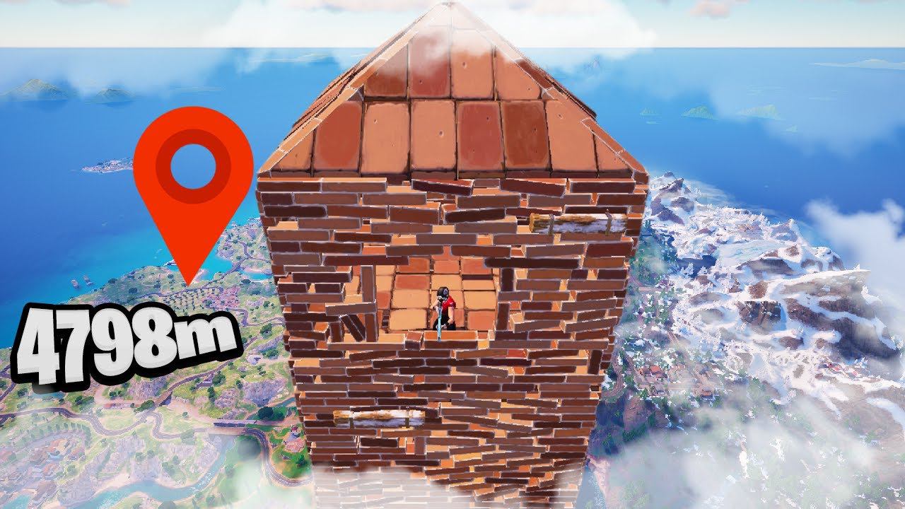 ПОСТРОИЛ ОГРОМНУЮ ВЫШКУ НА ВСЮ КАРТУ КОРОЛЕВСКОЙ БИТВЫ! смотреть онлайн