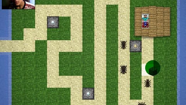 Minecraft-браузерная версия игры(ставим лавушки) смотреть онлайн