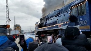 Поезд Деда Мороза, Витебский вокзал, г.СПб, 08.01.2022г.