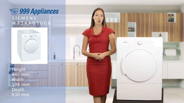 SIEMENS WT34A090GB Tumble Dryer Review смотреть онлайн