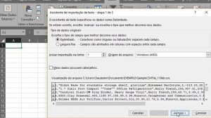 Excel - Importar arquivo CSV