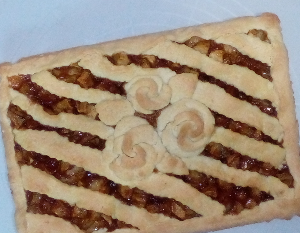 Пирог  песочный с карамелизированными яблоками.wmv