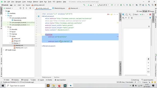 Android Tutorials - UI Controls - Textview part 4 - Style from Themes - Make it simple code смотреть онлайн