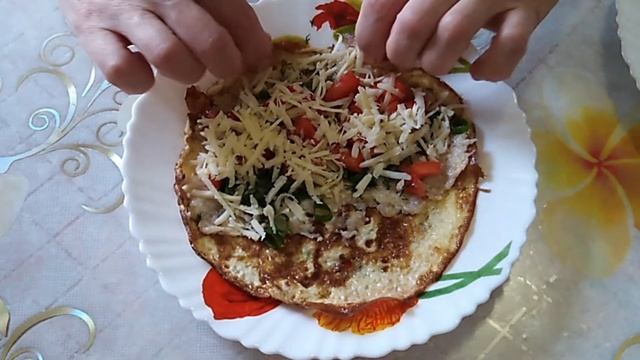 БРИЗОЛЬ. НЕВЕРОЯТНАЯ ВКУСНОТА. Бризоль с фаршем, помидорами, зеленью и сыром.