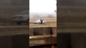 Вот так делают дороги в пгт. Тисуль, Кемеровская область., приехали два чувака на волге и дорога ка