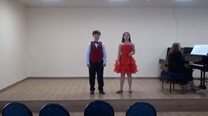 Ахмадеев Эмиль, Ефремова Виктория, И. Дунаевский «Дуэт Пепитты и Микки» из оперетты «Вольный ветер»