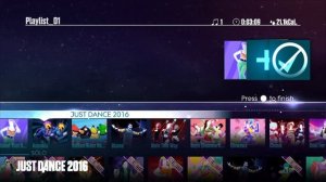 Just Dance 2016: SWEAT & PLAYLISTS