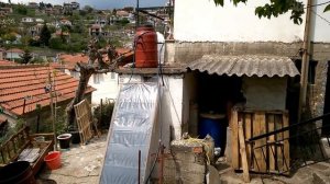 Жизнь в греческой деревне. Солнечный коллектор для нагрева воды своими руками