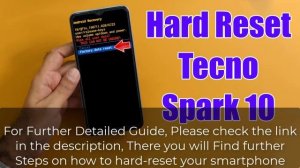 Hard Reset Tecno Spark 10 | Factory Reset Remove Pattern/Lock/Password (How to Guide)