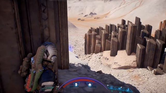 Mass Effect Andromeda 137 - Hard - Seeking a hidden cache in Elaaden - Game Play смотреть онлайн