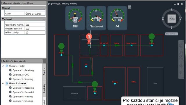 Factory Design Suite (AutoCAD) - simulace využití stroje (8/9) смотреть онлайн