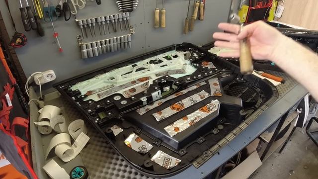 Шумоизоляция дверей Cherry Tiggo 7 Pro. Инструкция. смотреть онлайн