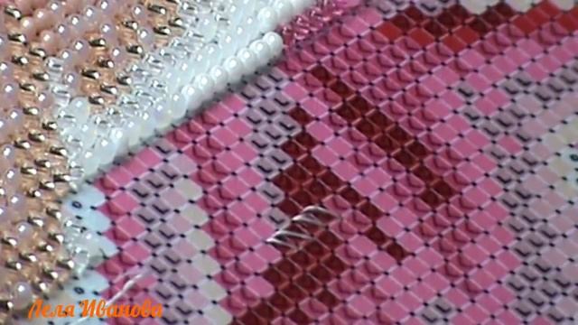 Вышивка бисером. Способ закрепления нити без узелка. смотреть онлайн