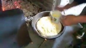 Гурийский хачапури на кеци (глинянной посуде)