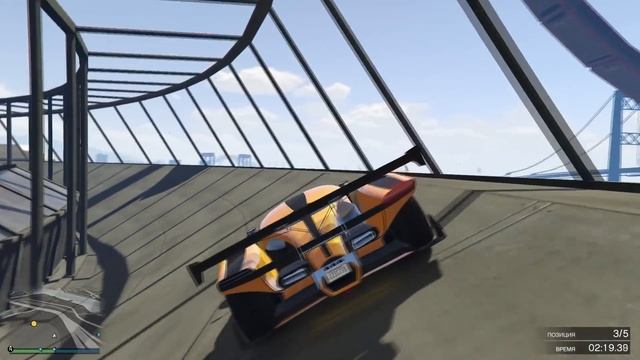 ГОНЯЕМСЯ ЗА ПЕРВОЕ МЕСТО ПО РАМПАМ В GTA 5 ONLINE!#59(ГОНКА) смотреть онлайн