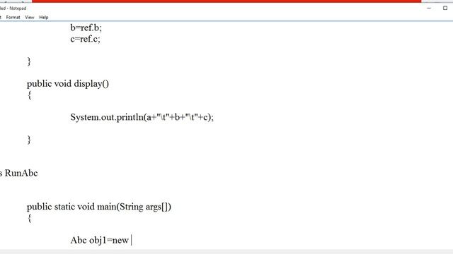 Types of Constructor in Java