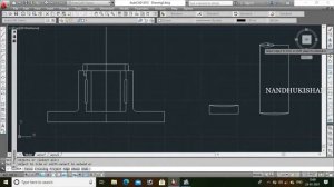 autoCAD Foot step bearing part - 4