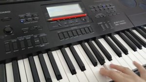 Casio WK - 7600 Наложение звука