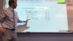 8th grade math (1-3) rounding square roots to the nearest tenth