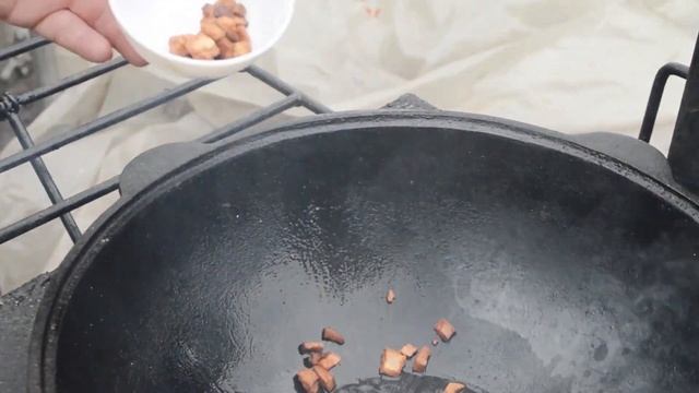 Шашлык из печени в жировой сетке. Печень на мангале. Рецепт И МЯСО И РЫБА