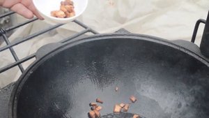 Шашлык из печени в жировой сетке. Печень на мангале. Рецепт И МЯСО И РЫБА