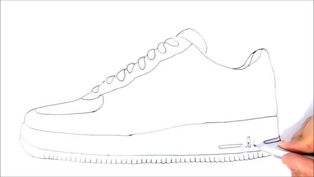 HOW TO DRAW A SHOES | DRAWING NIKE SHOES