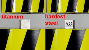 HYDRAULIC PRESS VS HARDEST METAL