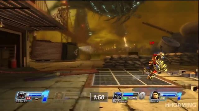 PlayStation All Stars Battle Royale walkthrough - part 1 Radec Story Killzone series смотреть онлайн