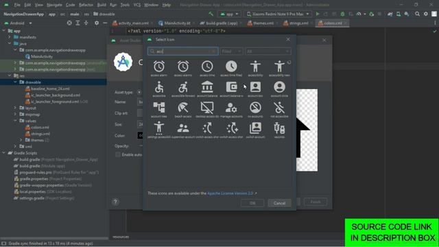 NAVIGATION DRAWER IN ANDROID STUDIO || KOTLIN || ADD SIDE MENU || CUSTOM TOOLBAR смотреть онлайн