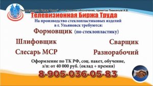 22 12 22 РАБОТА В УЛЬЯНОВСКЕ Телевизионная Биржа Труда 4